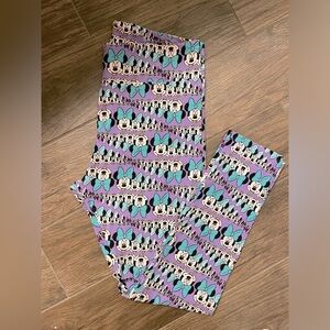 Lularoe Tall & Curvy Minnie Mouse Disney Leggings